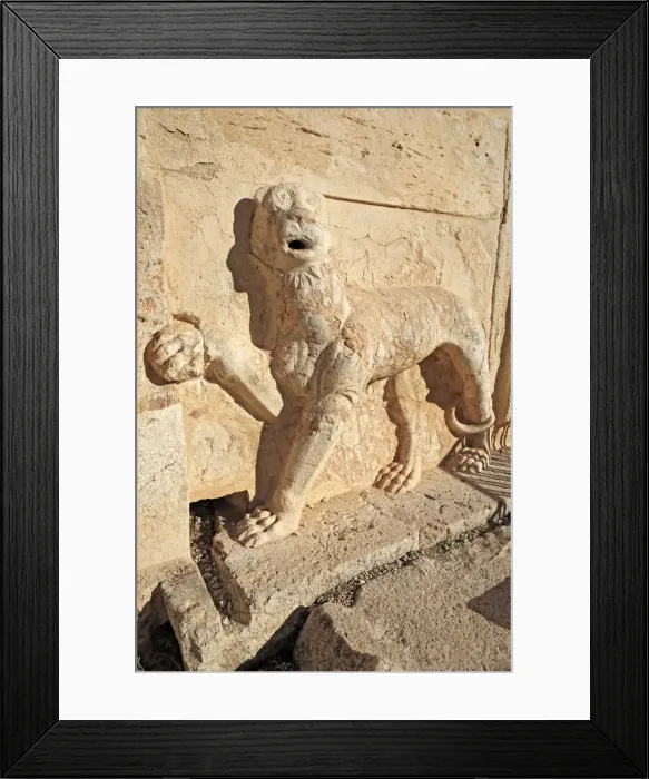 Framed Print : Palace Qasr al Abd near Iraq al Amir (2 century BC), Jordan Framed Print : Palace Qasr al Abd near Iraq al Amir (2 century BC), Jordan