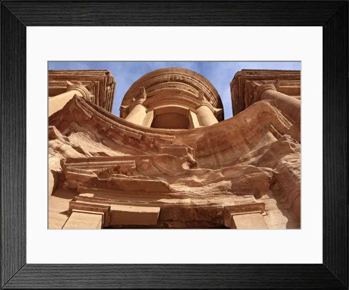 Framed Print : The Deir sacred hall (late 1 century AD), Petra, Jordan Framed Print : The Deir sacred hall (late 1 century AD), Petra, Jordan