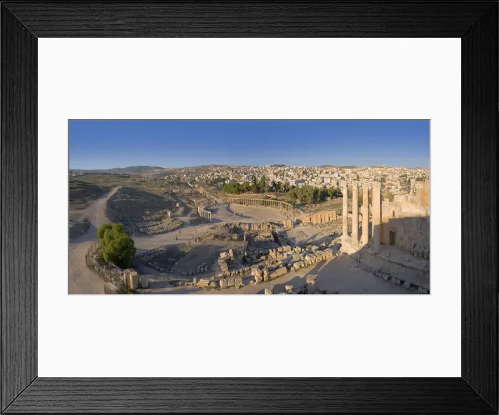 Framed Print : Oval Plaza, Jerash, Jordan Framed Print : Oval Plaza, Jerash, Jordan