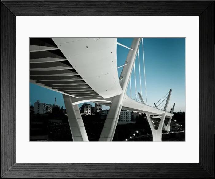Framed Print : Jordan, Amman, Amman Suspension Bridge Framed Print : Jordan, Amman, Amman Suspension Bridge