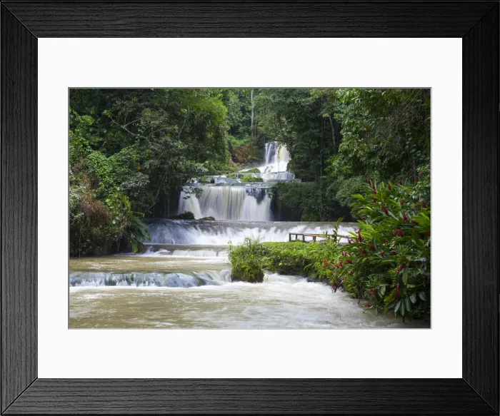 Framed Print : Reach Falls, St. Elizabeth Parish, Jamaica, Caribbean Framed Print : Reach Falls, St. Elizabeth Parish, Jamaica, Caribbean