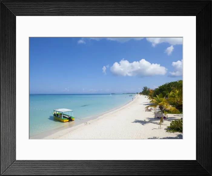 Framed Print : Long Bay, Negril, Westmoreland, Jamaica Framed Print : Long Bay, Negril, Westmoreland, Jamaica
