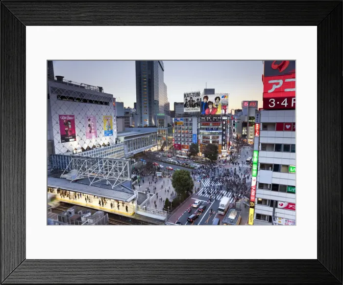 Framed Print : Shibuya, Tokyo, Japan Framed Print : Shibuya, Tokyo, Japan