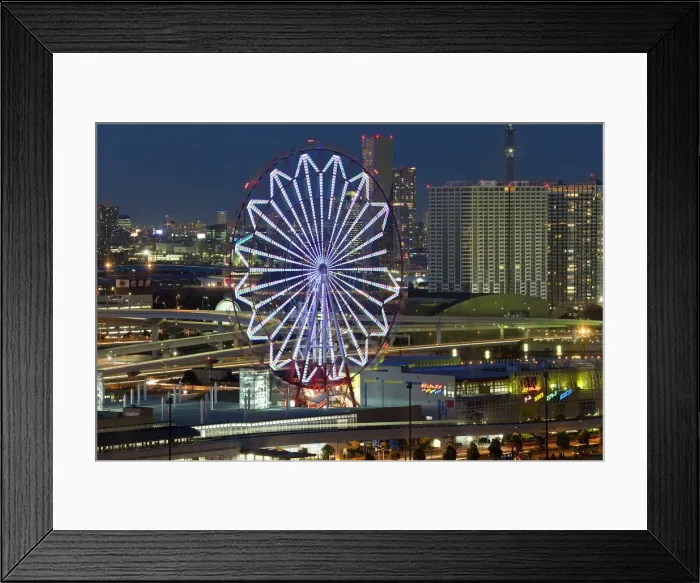 Framed Print : Daikanransha Ferris Wheel at Toyota Mega Web, Odaiba, Tokyo, Japan Framed Print : Daikanransha Ferris Wheel at Toyota Mega Web, Odaiba, Tokyo, Japan