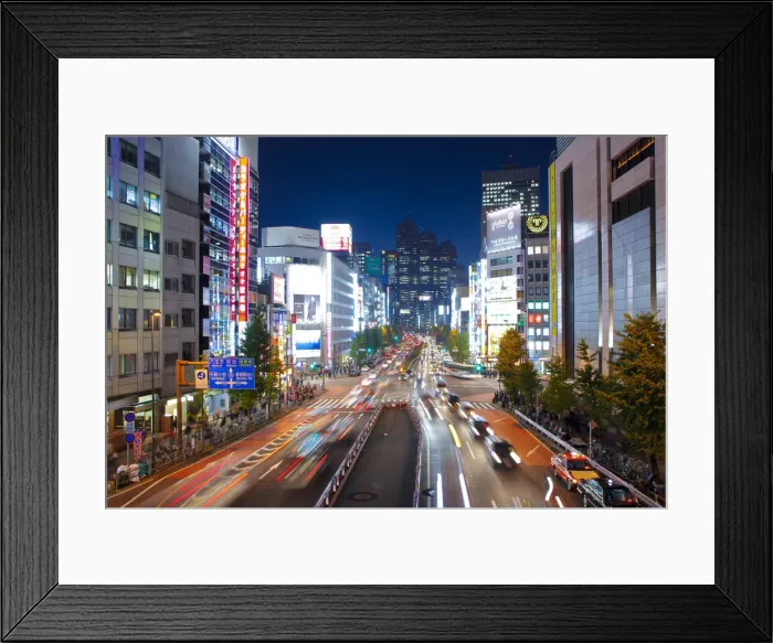 Framed Print : Otakibashi Dori, Shinjuku, Tokyo, Japan Framed Print : Otakibashi Dori, Shinjuku, Tokyo, Japan