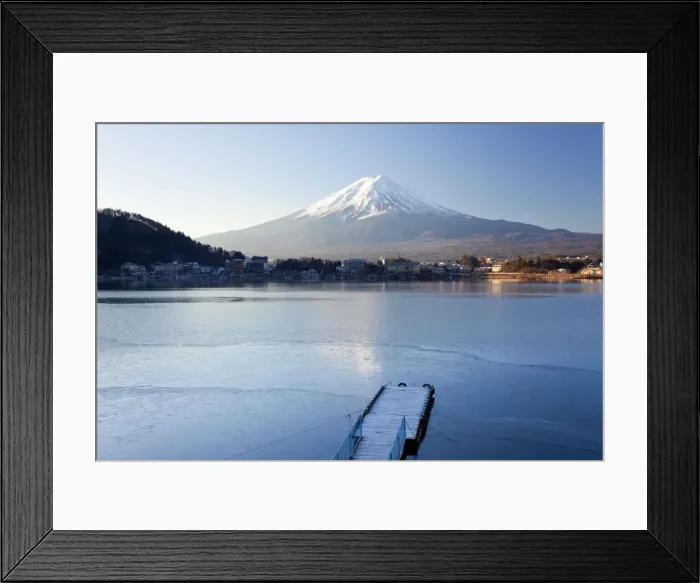 Framed Print : Lake Kawaguchi, Mount Fuji, Japan Framed Print : Lake Kawaguchi, Mount Fuji, Japan