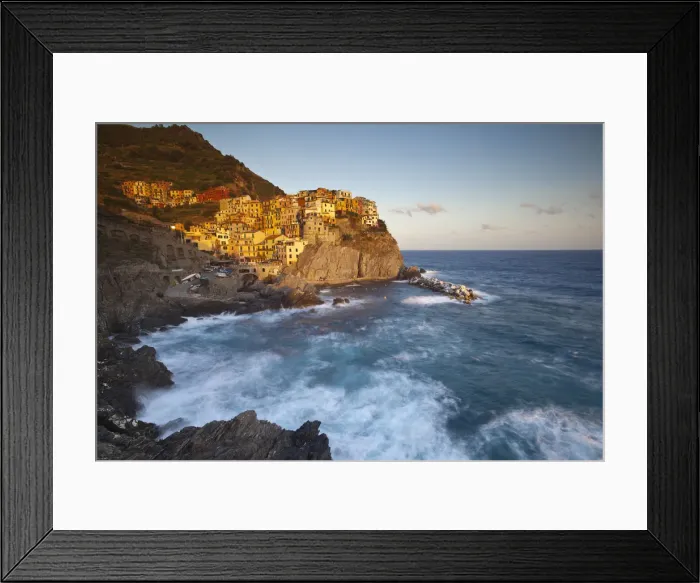 Framed Print : Manarola, Cinque Terre, Riviera di Levante, Liguria, Italy