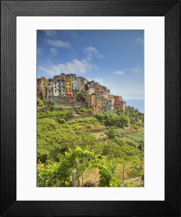 Framed Print : Corniglia, Cinque Terre, Riviera di Levante, Liguria, Italy Framed Print : Corniglia, Cinque Terre, Riviera di Levante, Liguria, Italy
