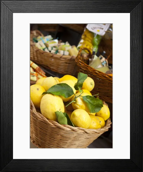 Framed Print : Lemons in basket, Manarola, Cinque Terre, Riviera di Levante, Liguria, Italy Framed Print : Lemons in basket, Manarola, Cinque Terre, Riviera di Levante, Liguria, Italy