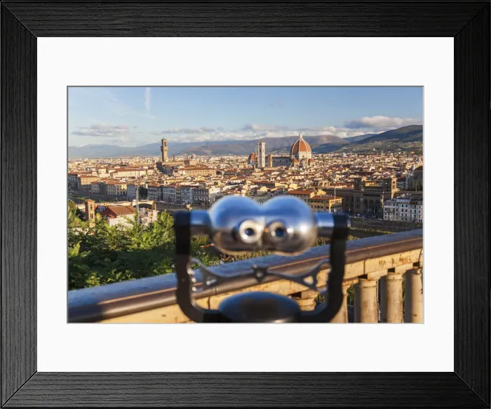 Framed Print : View of city from Piazza Michelangelo, Florence, Tuscany, Italy Framed Print : View of city from Piazza Michelangelo, Florence, Tuscany, Italy
