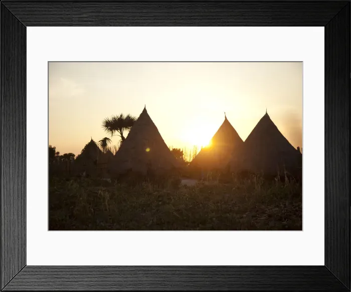 Framed Print : Unity State, South Sudan. Rural Life in Leer Framed Print : Unity State, South Sudan. Rural Life in Leer