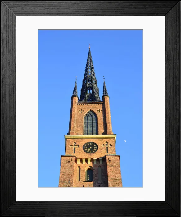 Framed Print : The Riddarholm Church (Riddarholmskyrkan) is the burial place for the Swedish monarchs Framed Print : The Riddarholm Church (Riddarholmskyrkan) is the burial place for the Swedish monarchs