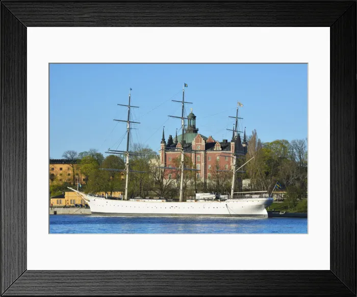 Framed Print : The ship af Chapman was constructed in1888 and in 1947 the Stockholm City Museum saved Framed Print : The ship af Chapman was constructed in1888 and in 1947 the Stockholm City Museum saved
