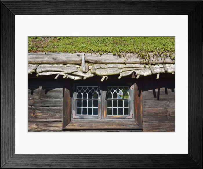Framed Print : Swedish traditional rural house. Skansen is the worlds first open air museum Framed Print : Swedish traditional rural house. Skansen is the worlds first open air museum