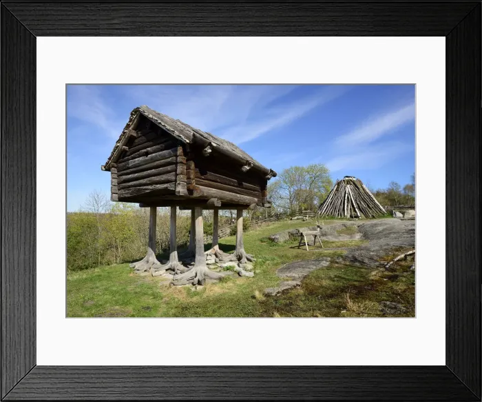 Framed Print : Sami Camp from the beginnings of the 20th century, used in Spring and Autumn in Lappland Framed Print : Sami Camp from the beginnings of the 20th century, used in Spring and Autumn in Lappland