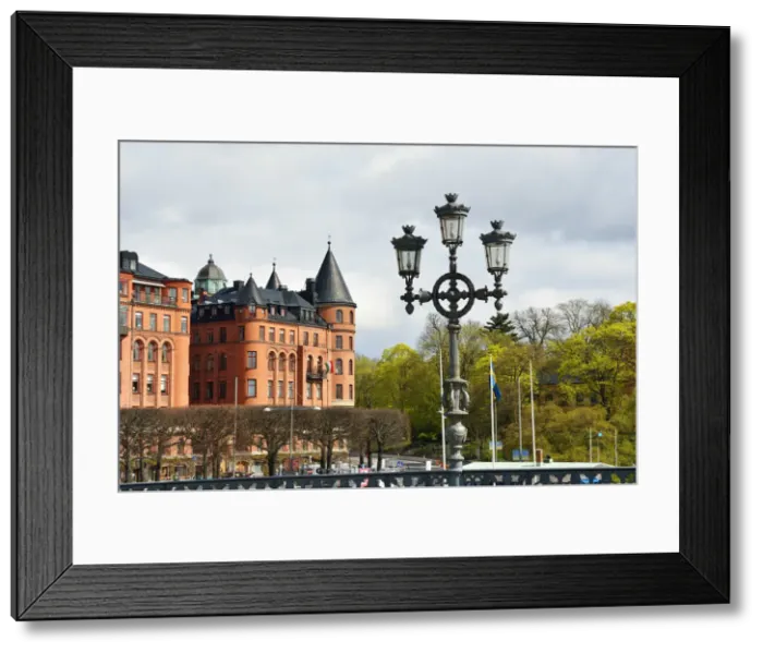Framed Print : Strandvagen (Shore / Beach Road) in Ostermalm in central Stockholm Framed Print : Strandvagen (Shore / Beach Road) in Ostermalm in central Stockholm