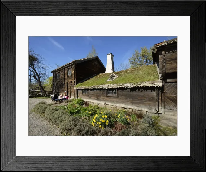 Framed Print : Swedish traditional rural house. Skansen is the worlds first open air museum, founded Framed Print : Swedish traditional rural house. Skansen is the worlds first open air museum, founded
