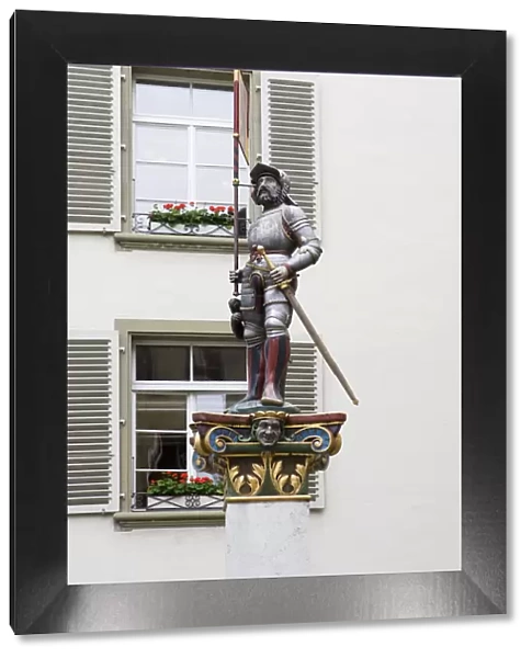 Statues in downtown Bern, Switzerland