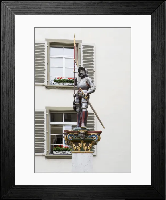 Framed Print : Statues in downtown Bern, Switzerland Framed Print : Statues in downtown Bern, Switzerland