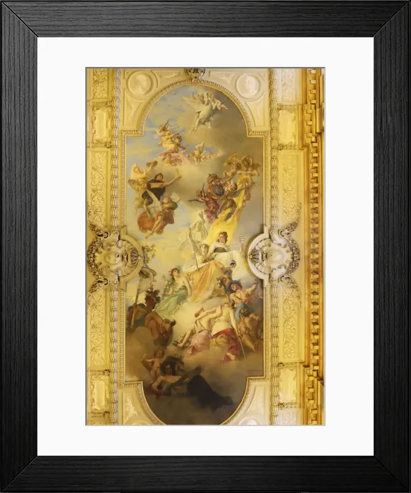 Framed Print : Kungliga slottet (Royal Palace) ceiling painting by Julius Kronberg, 1890s. Stockholm Framed Print : Kungliga slottet (Royal Palace) ceiling painting by Julius Kronberg, 1890s. Stockholm