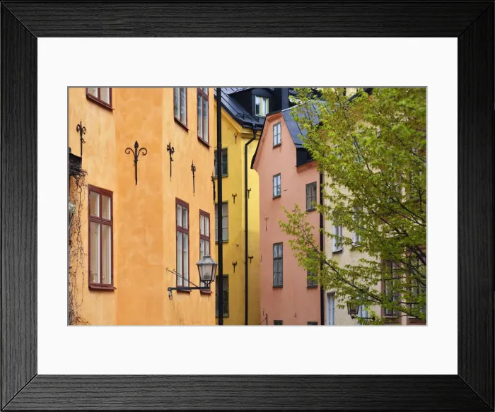 Framed Print : Gamla Stan, the Old Town of Stockholm. Sweden