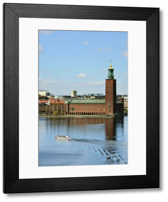 Framed Print : Stockholm City Hall (Stadshuset), Kungsholmen island, a project by the architect Ragnar Framed Print : Stockholm City Hall (Stadshuset), Kungsholmen island, a project by the architect Ragnar
