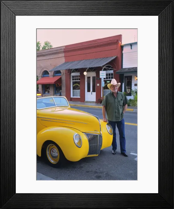 Framed Print : Vintage Ford Car of Cliff Lane, Jacksonville, Oregon, USA Framed Print : Vintage Ford Car of Cliff Lane, Jacksonville, Oregon, USA