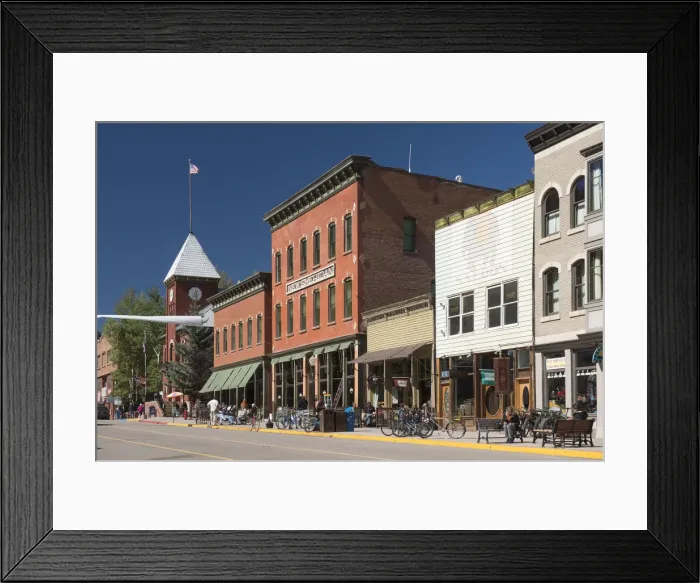 Framed Print : USA, Colorado, San Miguel County, San Juan, Mountains, Telluride