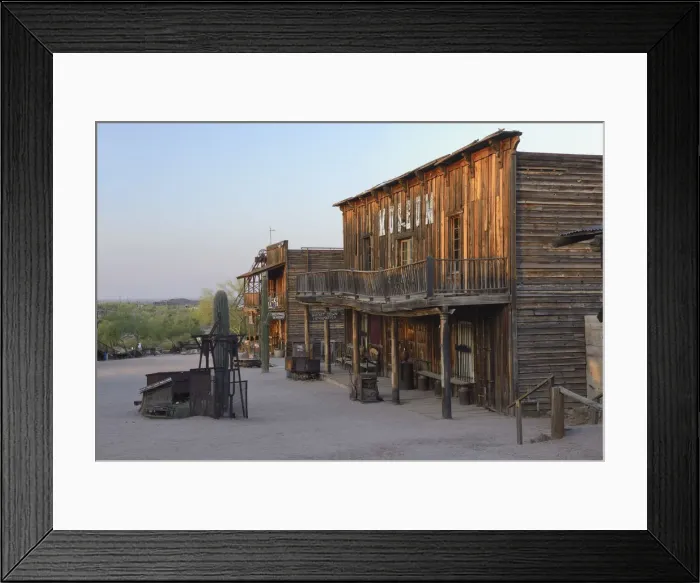 Framed Print : USA, Arizona, Phoenix, Goldfield Ghost Town, The Blue Nugget Gift Shop Framed Print : USA, Arizona, Phoenix, Goldfield Ghost Town, The Blue Nugget Gift Shop