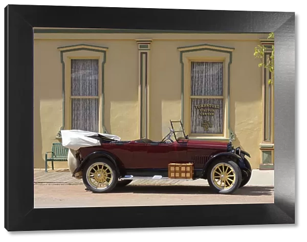 USA, Arizona, Tombstone, Classic car on street