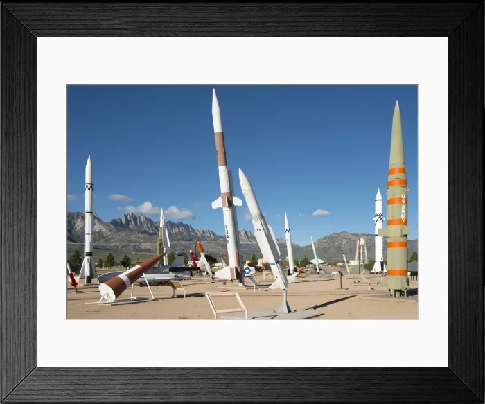Framed Print : USA, Southwest, New Mexico, White Sands Missile Range Museum