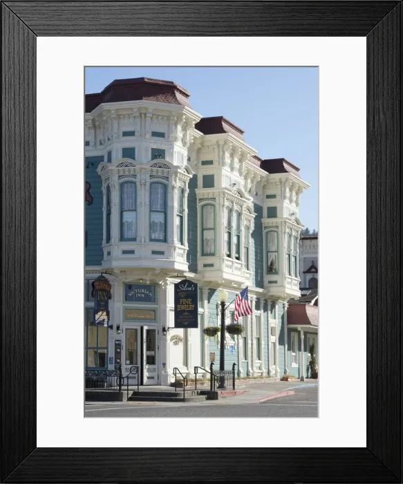 Framed Print : USA, California, West Coast victorian house in Ferndale Framed Print : USA, California, West Coast victorian house in Ferndale