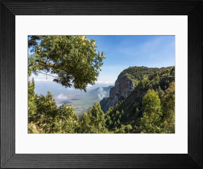 Framed Print : Africa, Tanzania, Usambara Mountains. View from Mambo View Point Framed Print : Africa, Tanzania, Usambara Mountains. View from Mambo View Point