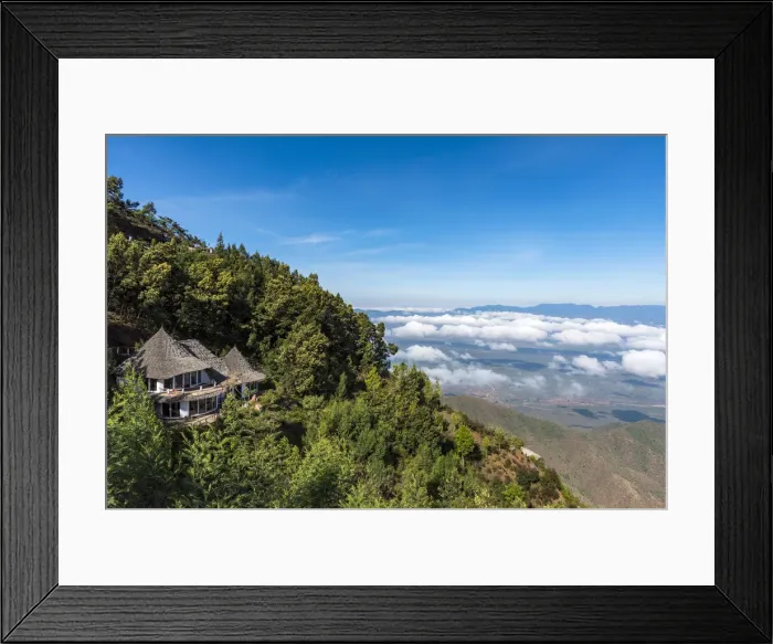 Framed Print : Africa, Tanzania, Usambara Mountains. View from Mambo View Point