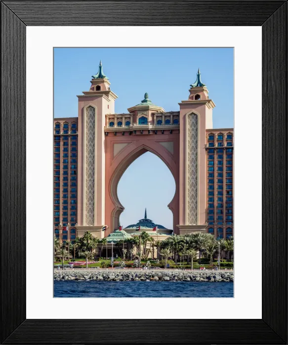 Framed Print : Atlantis The Palm Luxury Hotel, Palm Jumeirah artificial island, Dubai, United Arab Framed Print : Atlantis The Palm Luxury Hotel, Palm Jumeirah artificial island, Dubai, United Arab
