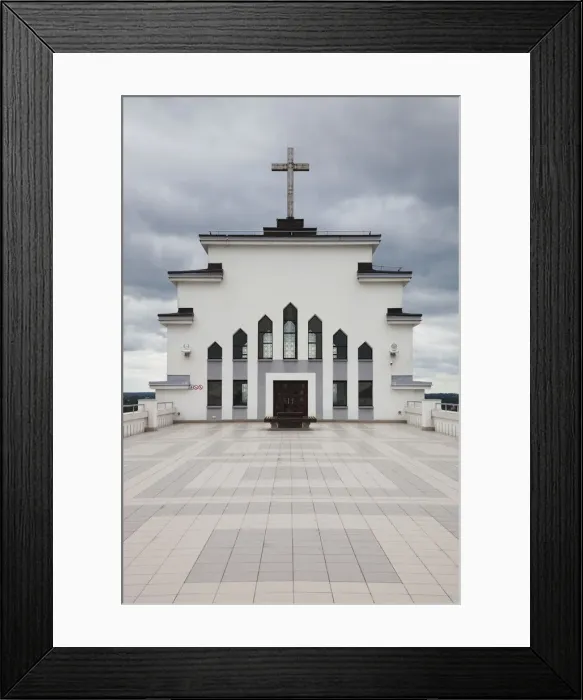 Framed Print : Lithuania, Central Lithuania, Kaunas, Christs Resurrection Basilica Framed Print : Lithuania, Central Lithuania, Kaunas, Christs Resurrection Basilica