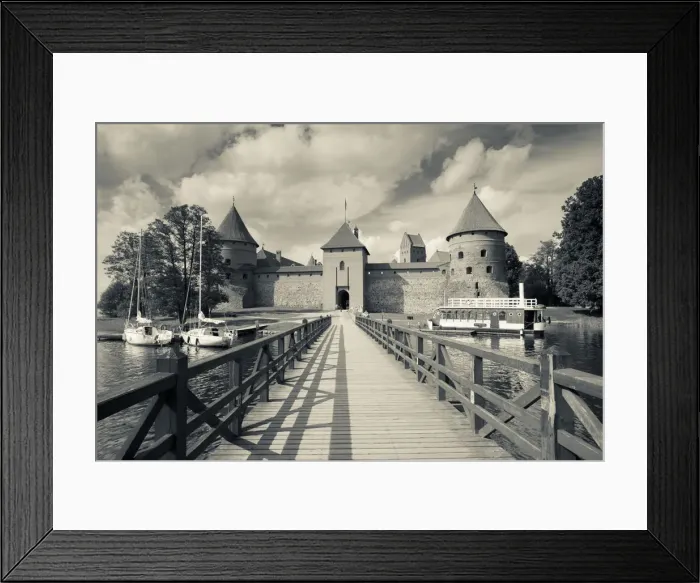 Framed Print : Lithuania, Trakai, Trakai Historical National Park, Island Castle on Lake Galve Framed Print : Lithuania, Trakai, Trakai Historical National Park, Island Castle on Lake Galve