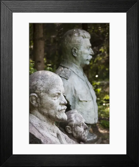 Framed Print : Lithuania, Southern Lithuania, Grutas, Grutas Park, sculpture park of former Communist-era Framed Print : Lithuania, Southern Lithuania, Grutas, Grutas Park, sculpture park of former Communist-era