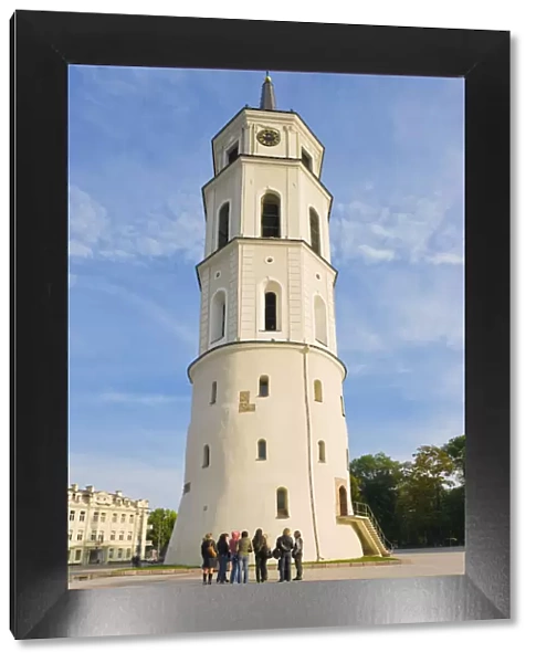 Lithuania, Vilnius, Cathedral Square (Katedros aikste), Belfry Tower