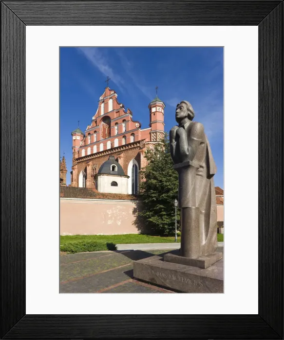 Framed Print : Lithuania, Vilnius, St. Annes Church and St. Francis and Bernardine Church Framed Print : Lithuania, Vilnius, St. Annes Church and St. Francis and Bernardine Church