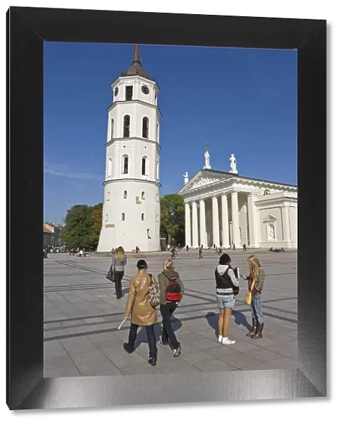 Lithuania, Vilnius, Vilnius Cathedral & Belfry Tower