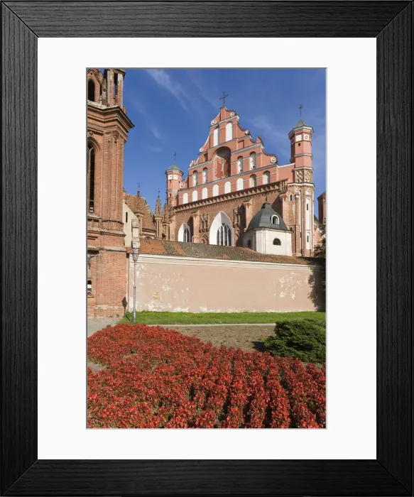 Framed Print : Lithuania, Vilnius, St. Annes Church and St. Francis and Bernardine Church Framed Print : Lithuania, Vilnius, St. Annes Church and St. Francis and Bernardine Church
