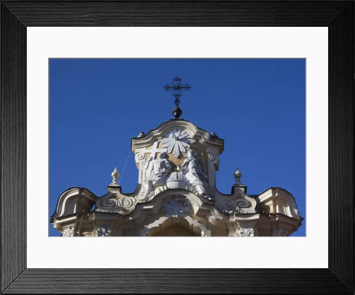Framed Print : Lithuania, Vilnius, detail of the baroque Basilian Gate Framed Print : Lithuania, Vilnius, detail of the baroque Basilian Gate