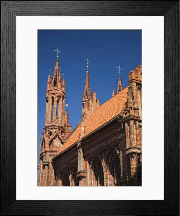 Framed Print : Lithuania, Vilnius, St. Anne and Bernardine Church