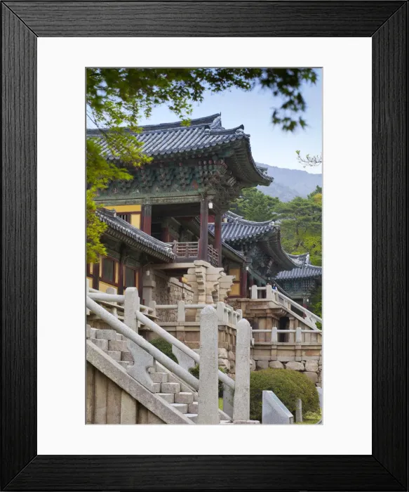 Framed Print : Korea, Gyeongsangbuk-do, Gyeongju, Bulguksa Temple Framed Print : Korea, Gyeongsangbuk-do, Gyeongju, Bulguksa Temple