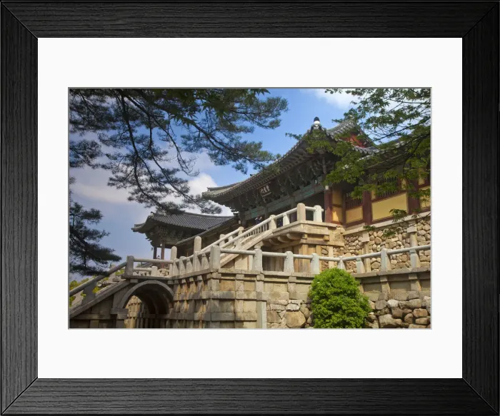 Framed Print : Korea, Gyeongsangbuk-do, Gyeongju, Bulguksa Temple Framed Print : Korea, Gyeongsangbuk-do, Gyeongju, Bulguksa Temple