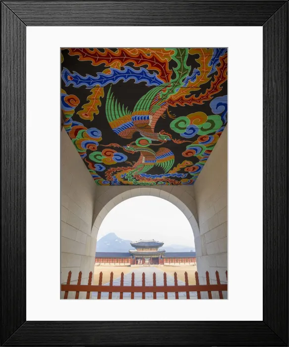 Framed Print : Gyeongbokgung Palace, Seoul, South Korea