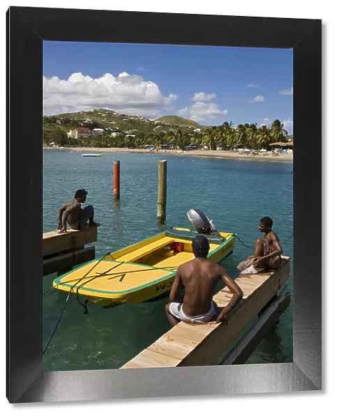 Caribbean, St Kitts and Nevis, St Kitts, Frigate Bay Beach