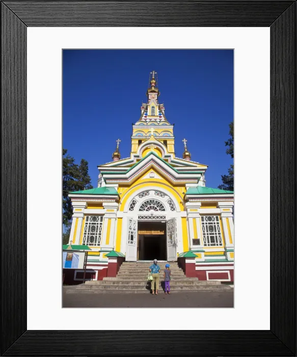 Framed Print : Kazakhstan, Almaty, Panfilov Park, Zenkov Cathedral previously known as Ascension Framed Print : Kazakhstan, Almaty, Panfilov Park, Zenkov Cathedral previously known as Ascension