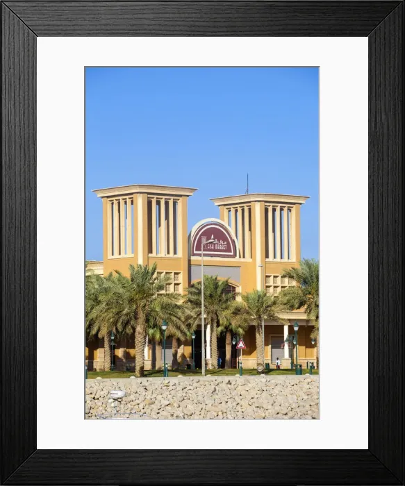 Framed Print : Kuwait, Kuwait City, Fish market at Souk Shark Shopping Center and Marina Framed Print : Kuwait, Kuwait City, Fish market at Souk Shark Shopping Center and Marina